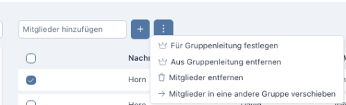 Rollen und Mitgliedschaften verwalten